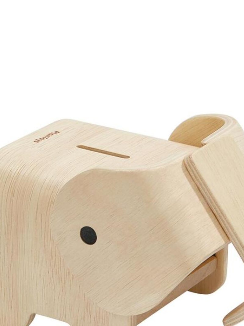 Tirelire éléphant en bois Beige - Kiabi