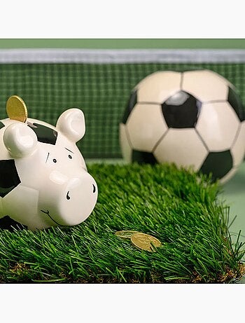 Tirelire en céramique ballon de foot