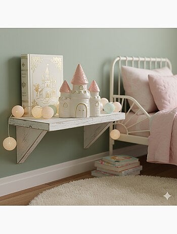 Tirelire en céramique chateau de princesse