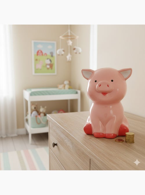 Tirelire en céramique cochon - Kiabi