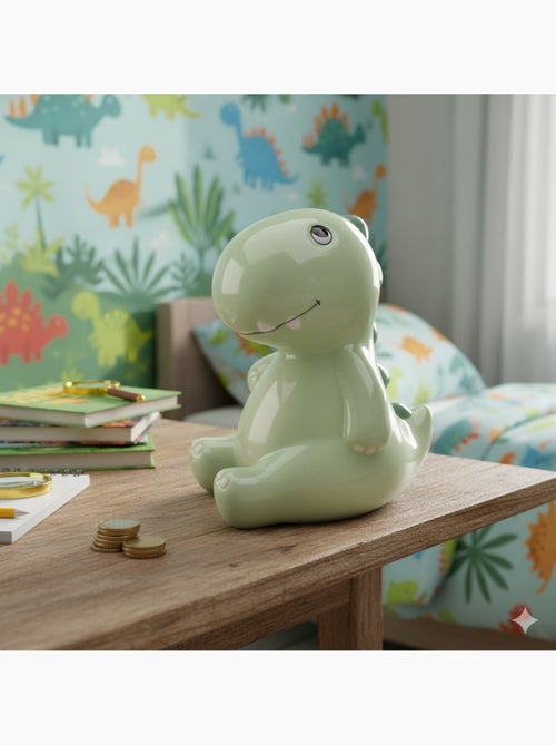 Tirelire en céramique dinosaure - Kiabi