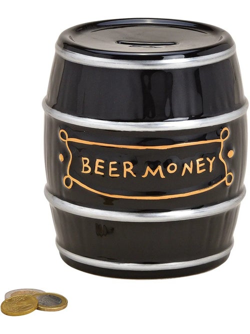 Tirelire en céramique tonneau de bière - Kiabi
