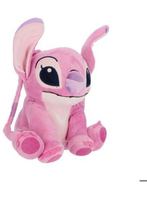 Tirelire en peluche - DISNEY - Angel (Lilo & Stitch) - 20 cm - Rose - Licence officielle - Kiabi