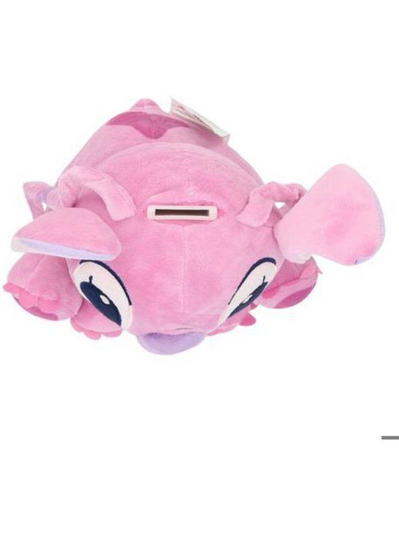 Tirelire en peluche - DISNEY - Angel (Lilo & Stitch) - 20 cm - Rose - Licence officielle Rose - Kiabi