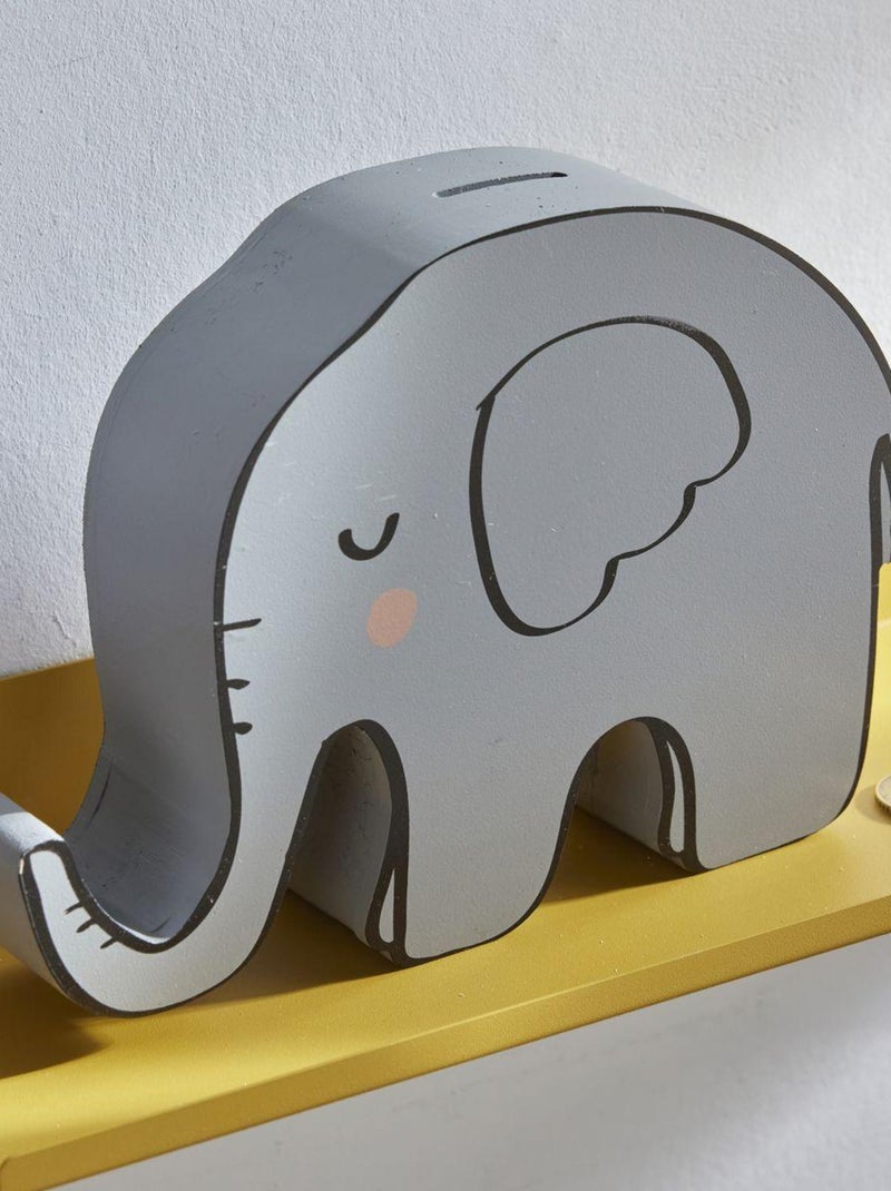 Tirelire enfant éléphant LE ROI DE LA JUNGLE Gris - Kiabi
