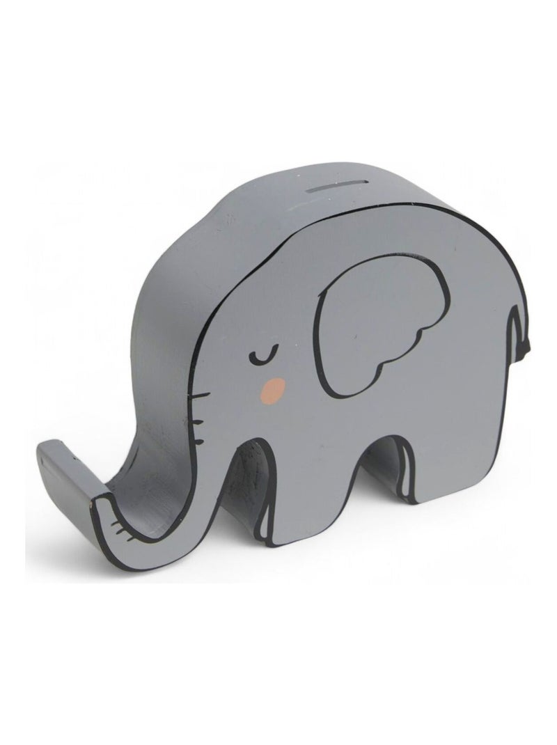 Tirelire enfant éléphant LE ROI DE LA JUNGLE Gris - Kiabi