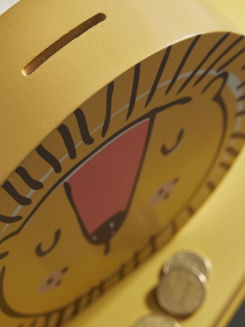 Tirelire enfant forme lion LE ROI DE LA JUNGLE Beige foncé - Kiabi