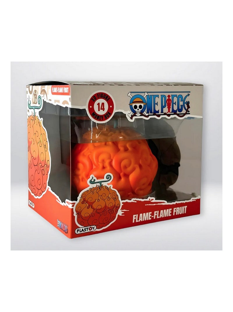 Tirelire Fruit du demon Pyro One Piece Orange - Kiabi