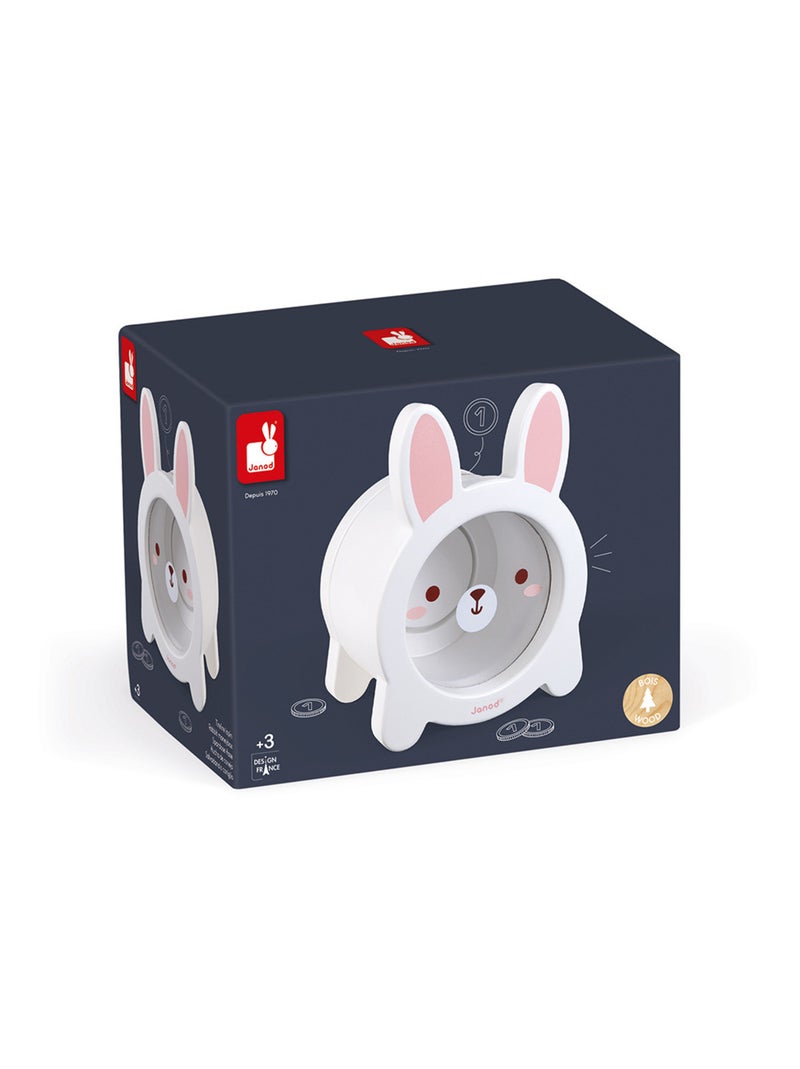 Tirelire lapin 'Janod' Blanc - Kiabi