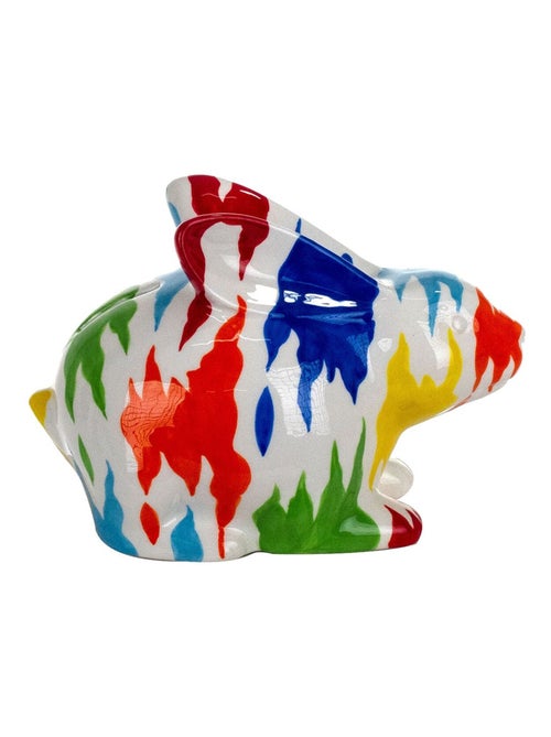 Tirelire lapin pop multicolore - Kiabi