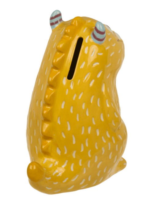 Tirelire monstre jaune - Kiabi