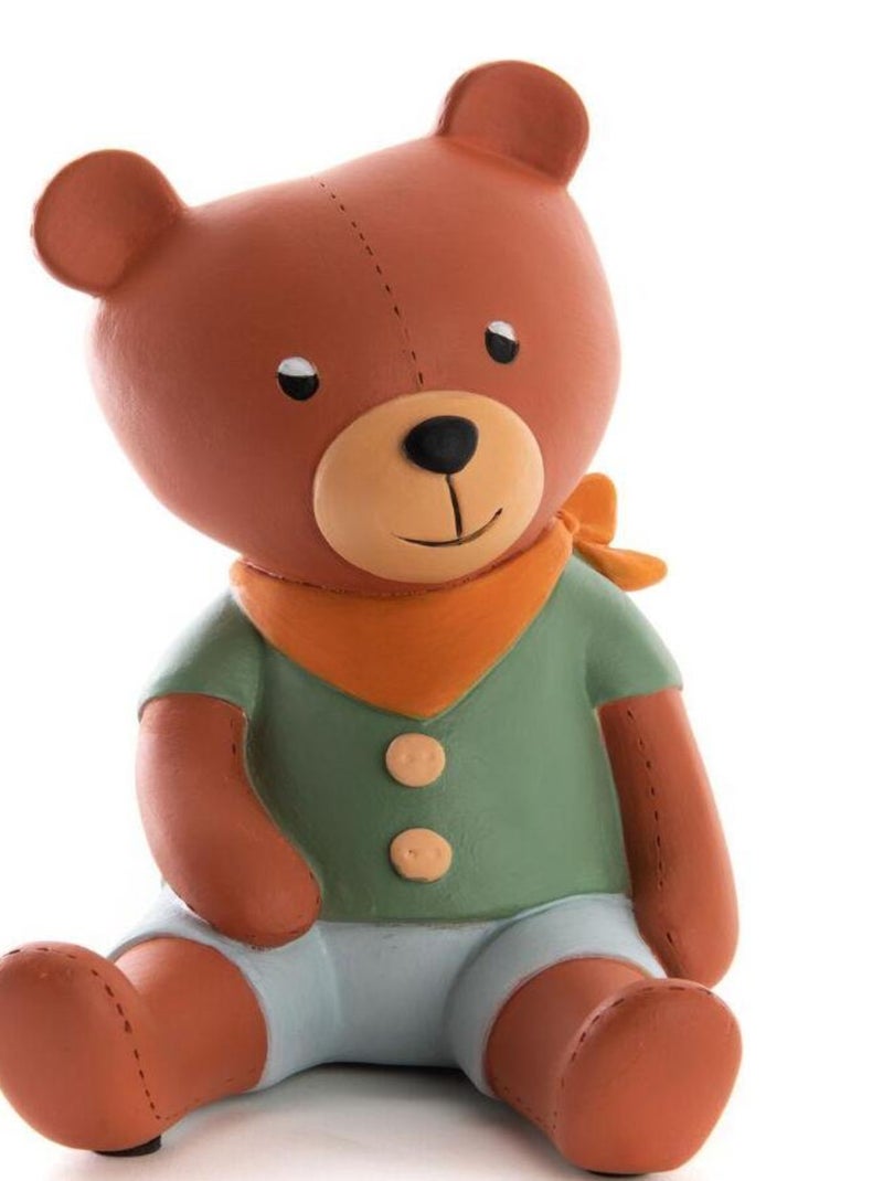 Tirelire ours Martin (14 x 15 cm) Marron - Kiabi