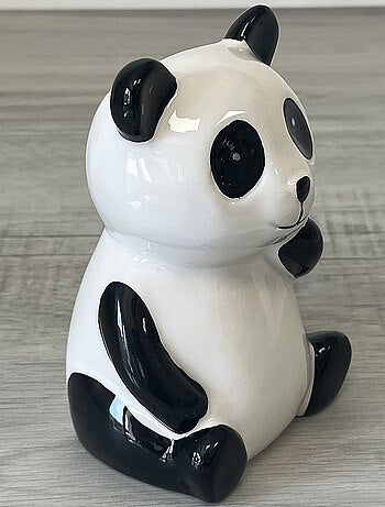 Tirelire panda en céramique 16 cm