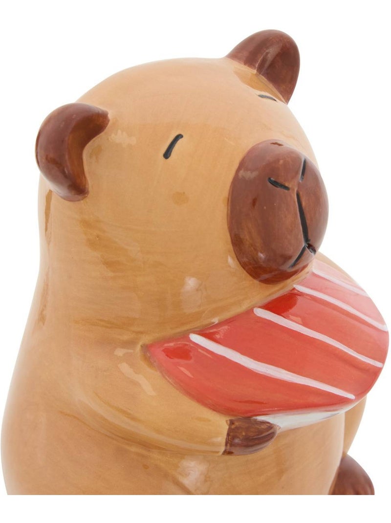 Tirelire pour enfant CAPY Marron - Kiabi