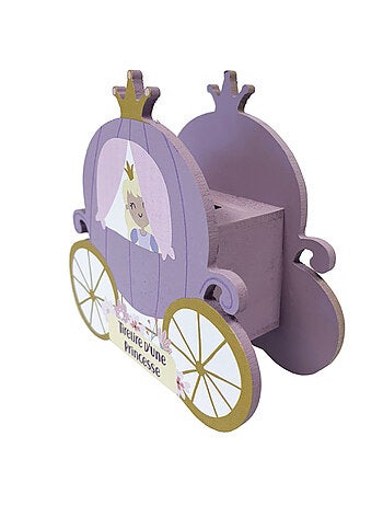Tirelire pour enfant carrosse de princesse parme