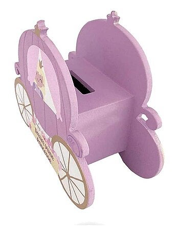 Tirelire pour enfant carrosse de princesse parme