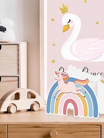 Tirelire pour enfant licorne et arc-en-ciel
