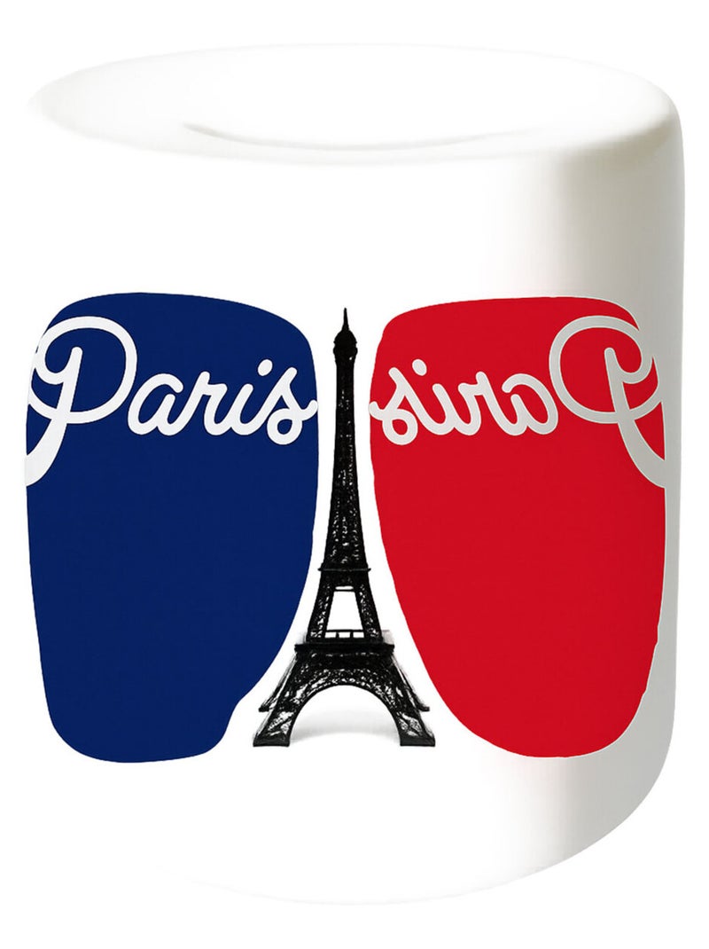Tirelire ronde France par Cbkreation Blanc - Kiabi