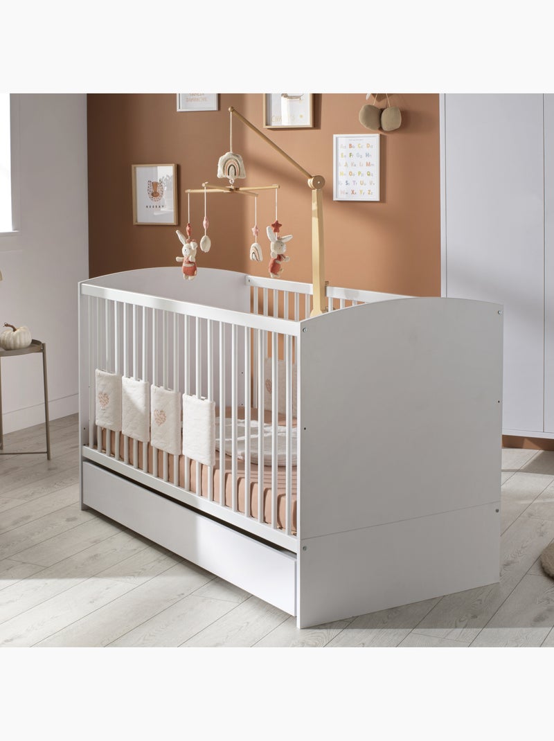 Tiroir de lit bébé évolutif 70x140 - SAUTHON Blanc - Kiabi