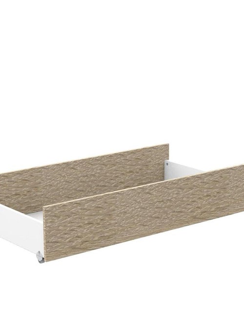 Tiroir de lit évolutif 28x118x63cm marron - SAUTHON - Kiabi