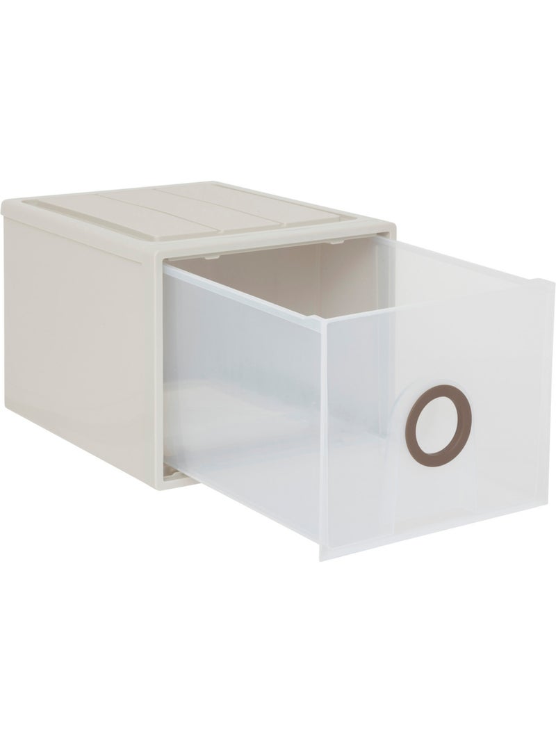 Tiroir de rangement empilable 30,5L TIDE'N STAK Beige - Kiabi