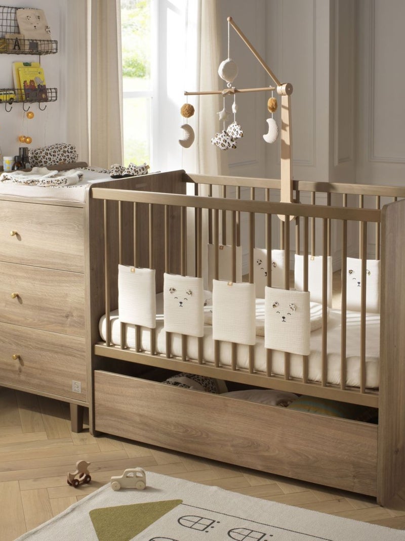 Tiroir pour lit bébé combiné évolutif - SAUTHON Marron - Kiabi