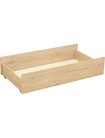 Tiroir pour lit bébé combiné évolutif décor bois hêtre - SAUTHON