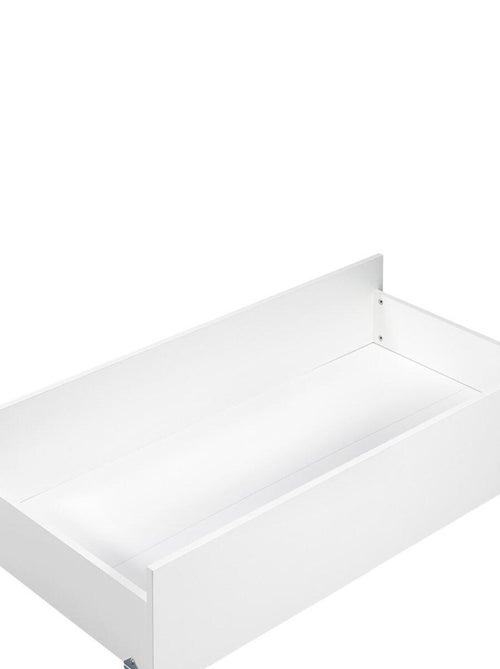 Tiroir pour lit évolutif 14x112x59cm en bois blanc - BABYPRICE - Kiabi