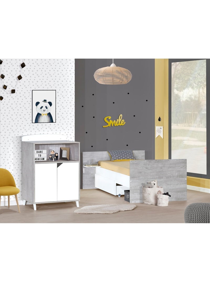Tiroir pour lit évolutif en bois - BABYPRICE Blanc - Kiabi