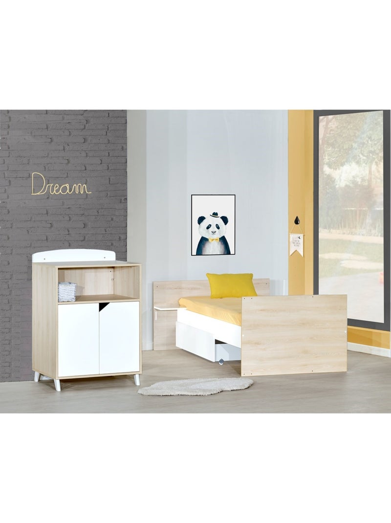 Tiroir pour lit évolutif en bois - BABYPRICE Blanc - Kiabi