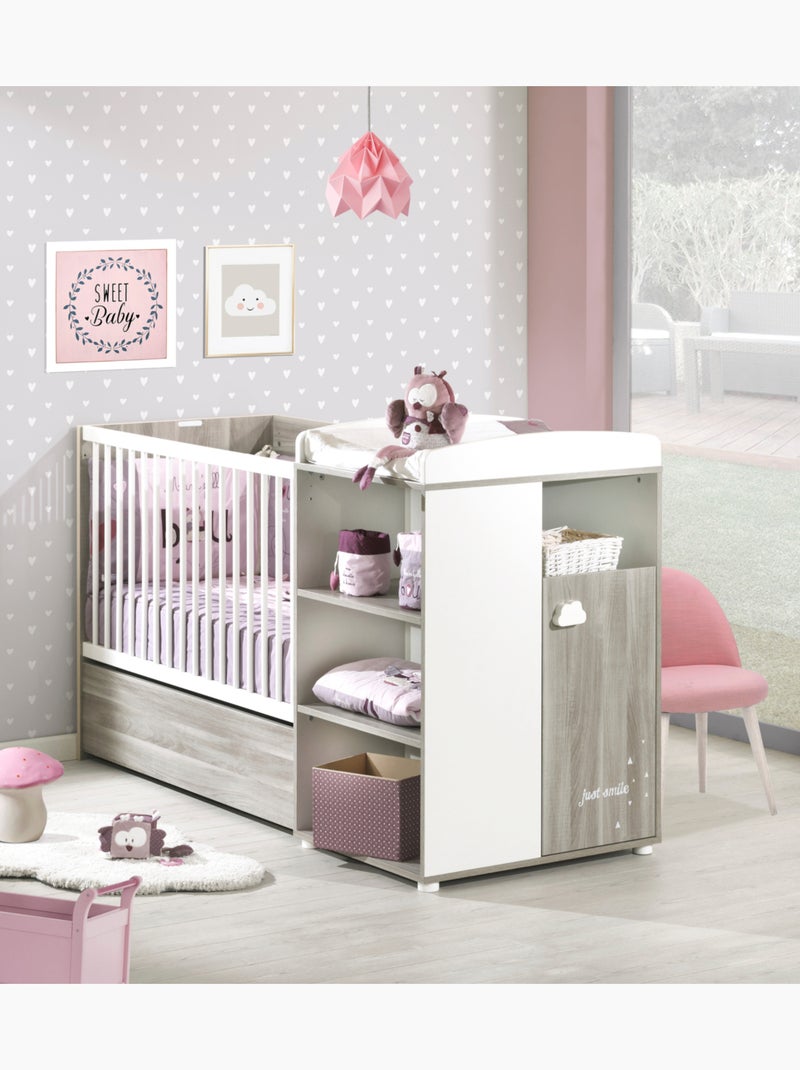Tiroir pour lit évolutif en bois - BABYPRICE Gris - Kiabi
