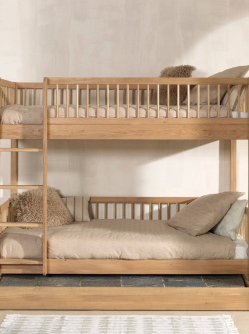 Tiroir pour lit superposé et lit cabane en chêne ROMANE - Kiabi