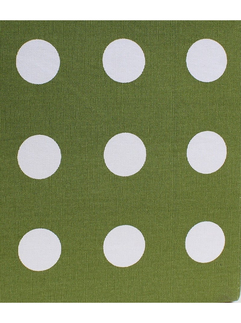 Tiroir Tissu Vert Pois Blanc Vert - Kiabi