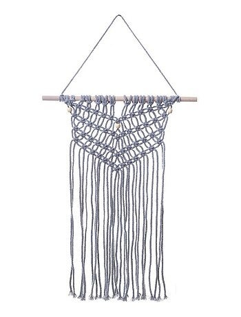 Tissage mural gris
