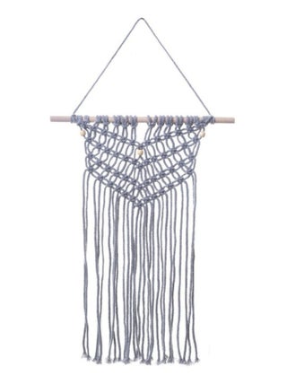 Tissage mural gris