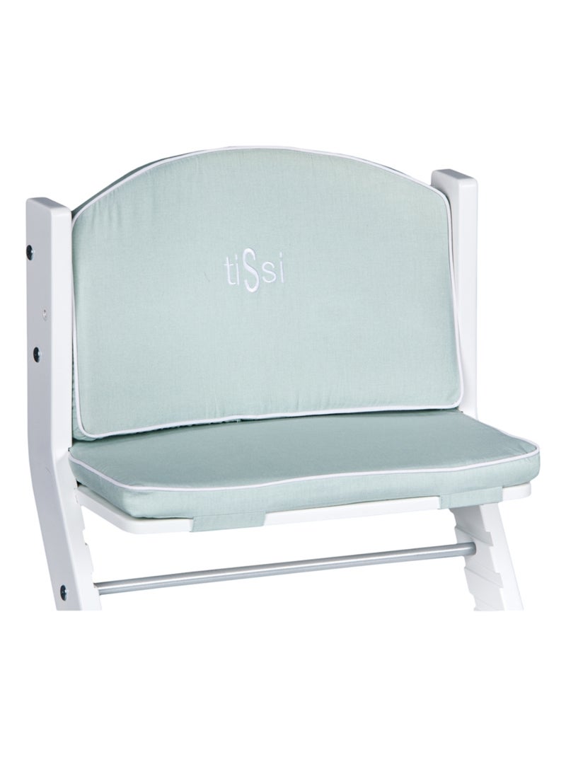 Tissi - Coussin d'assise pour chaise haute Basic Vert d'eau - Kiabi