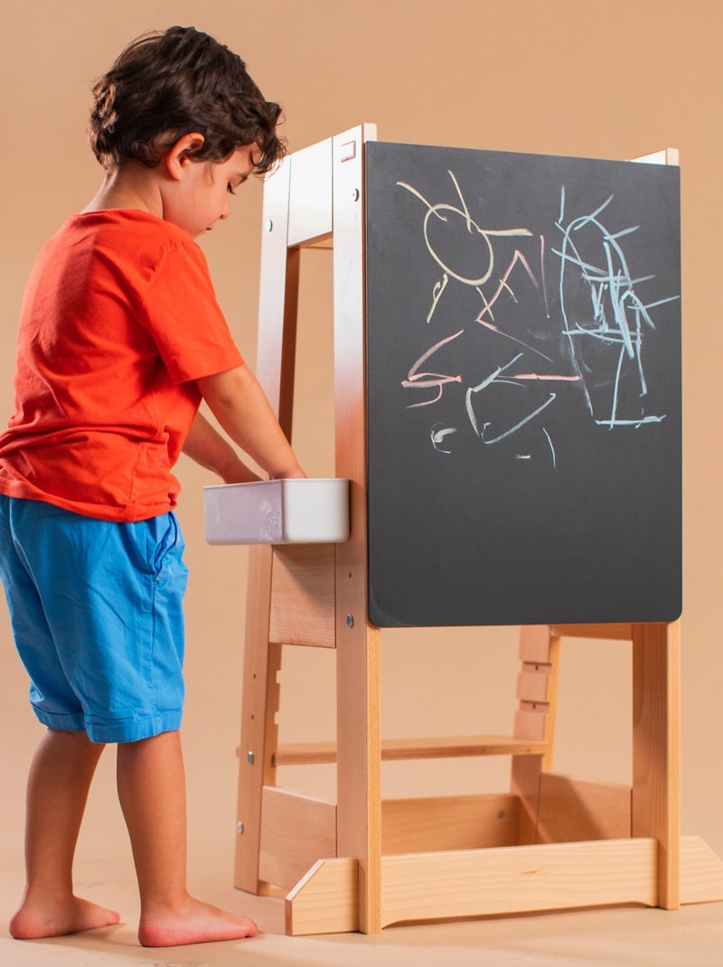 Tissi | Boîte de rangement pour tour d'apprentissage Felix Gris - Kiabi