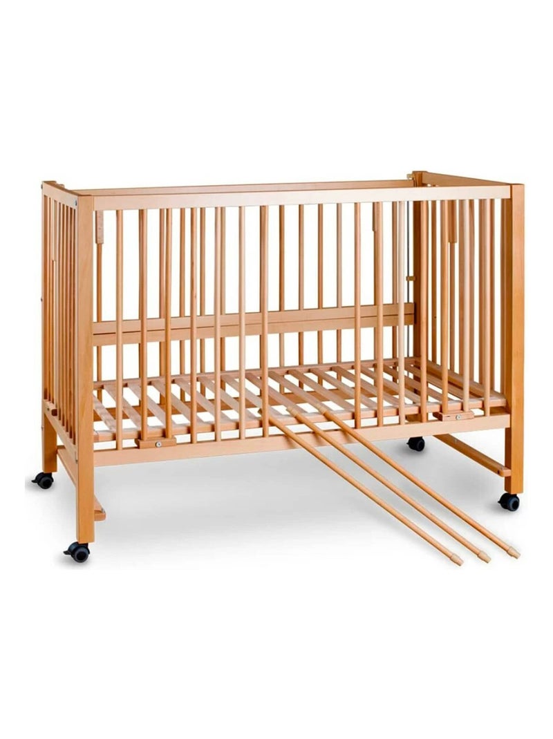 Tissi | Lit bébé cododo évolutif 60x120 cm HAJO Beige - Kiabi