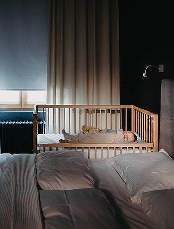Tissi | Lit bébé cododo évolutif 60x120 cm HAJO en bois