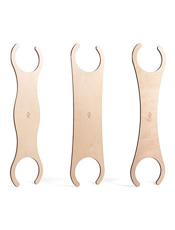 Tissi | Lot de 3 planches d'équilibre compatibles Stapelstein