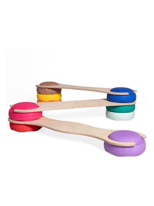 Tissi | Lot de 3 planches d'équilibre compatibles Stapelstein - Kiabi