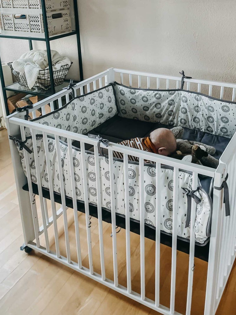 Tissi | Parc bébé pliable Moritz Blanc - Kiabi