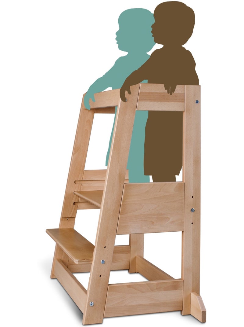Tissi | tour d'apprentissage et d'observation felix montessori double Marron - Kiabi