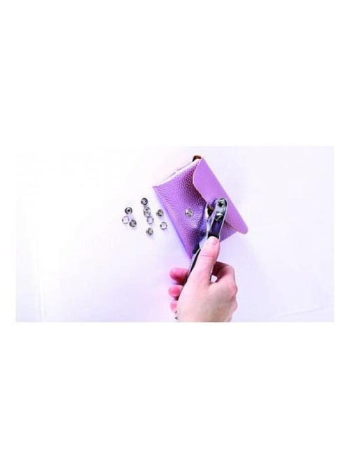 Tissu Imitation Cuir Rose Irisé pour Créations Artisanales - Kiabi