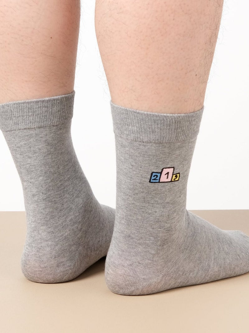 TitesChaussettes Sport avec Icone podium Gris - Kiabi