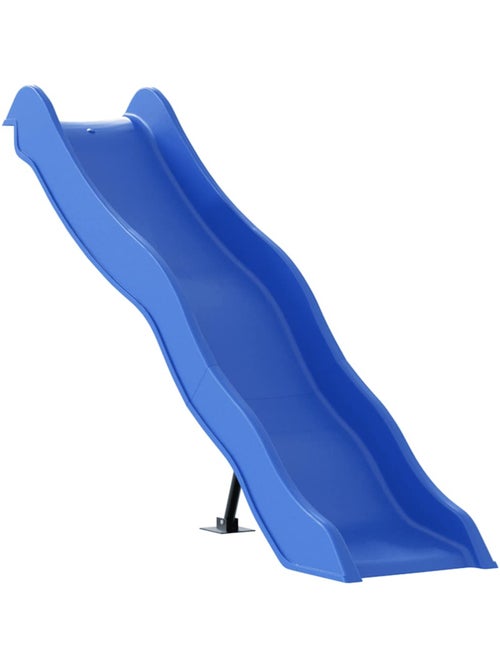 Toboggan de jeu bleu 169 cm en polypropylène pour tour de jeu vidaxl - Kiabi