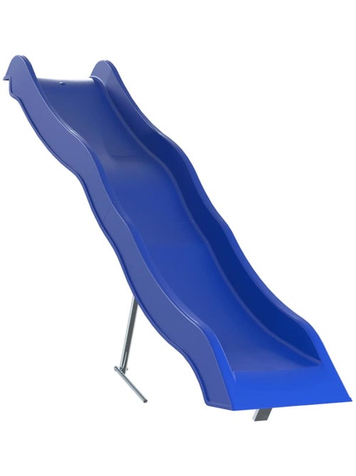 Toboggan de jeu bleu 210 cm en polypropylène pour tour de jeu vidaxl - Kiabi