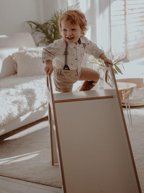 Toboggan En Bois pour Enfants 87x46cm Intérieur, Scandi - Kiabi