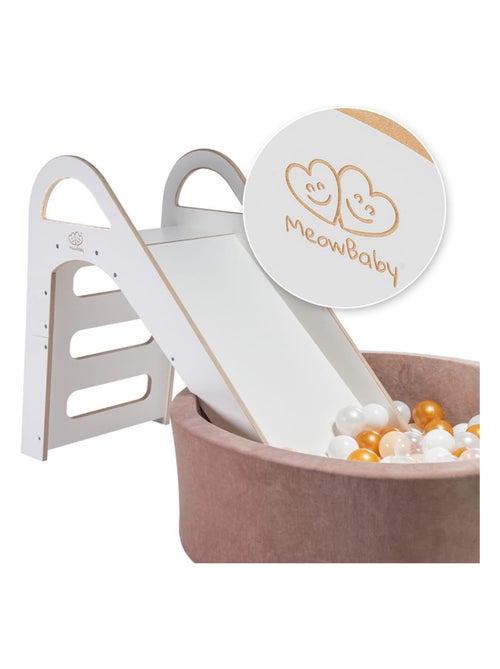 Toboggan En Bois pour Enfants 87x46cm Intérieur, Scandi - Kiabi