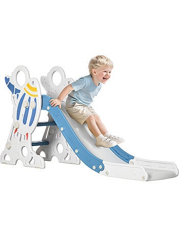 Toboggan enfant 18-36 mois design fusée - usage intérieur